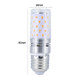 YWXLight E27 LED Bulbs, 8W LED Candelabra Bulb 70 Watt Equivalent, 700lm, Decorative Candle Base E27 Corn Non-Dimmable LED Chandelier Bulbs LED Lamp 4PCS (Warm White)