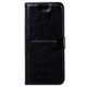 For Huawei  Honor 9 Crazy Horse Texture Horizontal Flip Leather Case with Holder & Card Slots & Wallet & Photo Frame (Black)