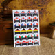 2 PCS Album Frame Decoration Multicolor Photo Fixed Corner Stickers(National Flag)