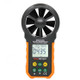 PEAKMETER High-precision Digital Display Wind Speed Air Volume Measuring Instrument MS6252B Temperature, Humidity, USB