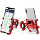 MPB-91 Motorcycle Six Claws Aluminium Alloy Mobile Phone Holder Bracket(Red)