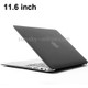 Laptop Crystal Protective Case for Macbook Air 11.6 inch(Grey)