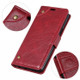 Copper Buckle Nappa Texture Horizontal Flip Leather Case for Huawei P30 Lite, with Holder & Card Slots & Wallet (Wine Red)