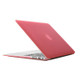 Frosted Hard Plastic Protection Case for Macbook Air 11.6 inch(Pink)