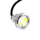 10 PCS 20W 4 LEDs SMD 5630 White Light + Yellow Light Daytime Running Light Turn Light Eagle Eye Light, DC 12V, Cable Length: 90cm(Silver)