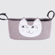 Stroller Bag Storage Bag Large Space Baby Stroller Hook Storage Bag, Style:Gray kitten