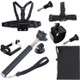 YKD-123 Chest Belt + Wrist Belt + Head Strap + Selfie Monopod + Phones Mount + Carry Bag Set for GoPro HERO7 /6 /5 /5 Session /4 Session /4 /3+ /3 /2 /1, Xiaoyi and Other Action Cameras