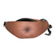 Creative Funny Anti-harassment Artificial Black Belly Shape Outdoor Bags, Multifunctional Portable Unisex Sports Belly Waist Bag