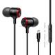 E3T 1.2m Wired In Ear USB-C / Type-C Interface HiFi Earphones with Mic (Black)