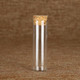 5 PCS Diameter 30mm Straight Cork Bottle High White Material Transparent Glass Small Bottle Multi-spec Reagent Bottle, Specification:3070mm-35ml(Transparent)