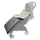 Baby Stroller Sleeping Bag Autumn and Winter Windproof Warm Foot Cover Baby Stroller(Linen Grey Sleeping Bag)