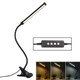 LED Desk Lamp 8W Folding Adjustable USB Charging Eye Protection Table Lamp, USB Charge Version(Black)