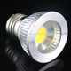 E27 5W 475LM LED Spotlight Lamp, 1 COB LED, Warm White Light, 3000-3500K, AC 85-265V, Silver Cover