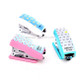 Creative Stationery Deli Geometry Stapler Colorful Fashion Stapler School Office Supplies Small, Size: 4.9*2.2cm, Random Color Delivery