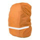 Reflective Light Waterproof Dustproof Backpack Rain Cover Portable Ultralight Shoulder Bag Protect Cover, Size:XL(Orange)