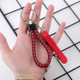 Scooter Beer Bottle Opener with Keychain Pendant Multifunctional Small Toy, Color:Black Red Rope + Red Skateboard
