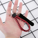 Scooter Beer Bottle Opener with Keychain Pendant Multifunctional Small Toy, Color:Black Red Rope + Black Skateboard