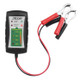 12 / 24V DC Car Battery Clip Tester LED Alternator Diagnostic Tester for Cars Motorcycles Trucks Battery Check