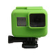 Original for GoPro HERO5 Silicone Border Frame Mount Housing Protective Case Cover Shell(Green)