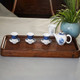 Kung Fu Tea Set Bamboo Tea Tray, Size:61x25x4cm