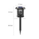 Outdoor Solar Waterproof Mosquito Lamp Mosquito Repellent, Color:TM02Y Black