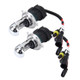 2 PCS H4 55W 6000K HID Bulbs Xenon Lights Lamps, AC 12V