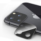Titanium Alloy Camera Lens Protector Tempered Glass Film for iPhone 11 Pro / 11 Pro Max (Black)