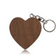 MicroDrive 16GB USB 2.0 Wood Couple Heart Shape U Disk(Walnut Wood)