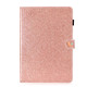 For Samsung Galaxy Tab A 8.0 T350 Love Buckle Glitter Horizontal Flip Leather Case with Holder & Card Slots(Rose Gold)