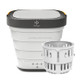 MOYU XPB08-F2 Portable Mini Automatic Household Folding Bucket Type Travel Washing Machine (Grey)