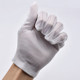 10 Pairs Anti-static Striped Dispensing Gloves, Size：Free Size