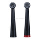2 PCS 2915 Replacement Brush Heads for Prooral 2203 / 2205 (S-HC-7603) Electric Toothbrush(Black)