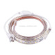 1m Casing LED Light Strip, 60 LED/m, 60 LEDs SMD 5050 IP65 Waterproof with Power Plug, AC 220V(Warm White)