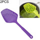 2 PCS Kitchen Accessories Gadgets Nylon Strainer Scoop(Purple)