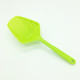 Plastic Drain Shovel Strainers Water Leaking Shovel Kitchen Cooking Ice Shovel Colander(Green)