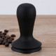 58mm Frosted Handle Stainless Steel Detachable Base Powder Press Solid Coffee Hammer(Black)