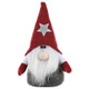 3 PCS Christmas Ornament Five-Pointed Star Forester Doll Santa Claus Ornament(Red Hat)