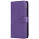 For Huawei Y7 Prime Solid Color Horizontal Flip Protective Case with Holder & Card Slots & Wallet & Photo Frame & Lanyard(Purple)