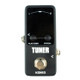 KOKKO FTN2 Guitar Mini Monoblock Effects Pedal Tuner, High Sensitivity Dual Mode Display Screen(Black)