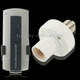 E27 Wireless Remote Control Lamp, 360-Degree(Full Range) Remote Contro(White)