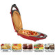 Double-Coated Smokeless Non-stick 5 Minute Chef Electric Cooker Barbecue Pan Pizza Pot US Plug