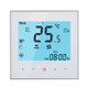 LCD Display Air Conditioning 4-Pipe Programmable Room Thermostat for Fan Coil Unit, Supports Wifi (White)