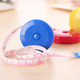 4 PCS 1.5m Cute Plastic Mini Automatic Retractable Tape Measure(Random Color Delivery)