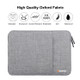 HAWEEL 11 inch Sleeve Case Zipper Briefcase Carrying Bag, For Macbook, Samsung, Lenovo, Sony, DELL Alienware, CHUWI, ASUS, HP, 11 inch and Below Laptops / Tablets(Grey)