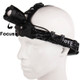 CREE High Power Rotating Dimmer Zoom Headlamp / Headlight(Black)