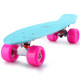 Shining Fish Plate Scooter Single Tilt Four Wheel Skateboard with 72mm Wheel(Pink Blue)