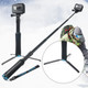Portable Foldable Tripod Holder Selfie Monopod Stick for GoPro HERO6 /5 Session /5 /4 Session /4 /3+ /3 /2 /1, Xiaoyi Sport Cameras, Length: 23.5-81cm