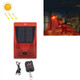 129dB Solar Alarm Light Human Body Induction Remote Control Alarm Farm Anti-theft Drive Object Sound and Light Alarm Light, Style:N911C English