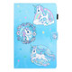 For Galaxy Tab S6 T860 Colored Drawing Horizontal Flip PU Leather Case with Holder & Card Slot & Sleep / Wake-up Function(Unicorn)