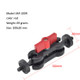 MA-100R Red YJ Magic Arm Bracket Mount 1/4 inch Ball Head Magic Arm